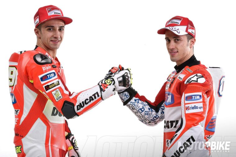 Andrea Iannone y Andrea Dovizioso - Ducati MotoGP 2015 - Motorbike Magazine