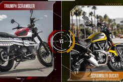 Triumph Scrambler vs. Scrambler Ducati - Motorbike Magazine