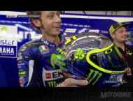 Casco Valentino Rossi Mugello 2015: Energía renovable VR46 7 Valentino Rossi casco Mugello AGV 08