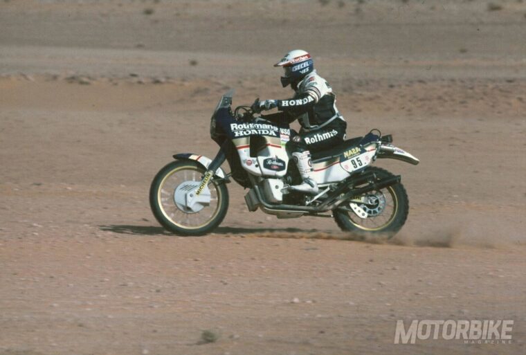 1986 Paris Dakar - Cyril Neveu - Honda NXR750 Africa Twin