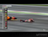 MotoGP Silverstone 2015. Caída de Marquez; el título de Rossi está más cerca 8 Marc Marquez Caida Silverstone MotoGP 2015