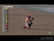 MotoGP Silverstone 2015. Caída de Marquez; el título de Rossi está más cerca 10 Marc Marquez Caida Silverstone MotoGP 2015