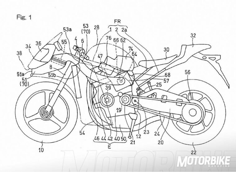 Patente Kawasaki Ninja S2 Turbo