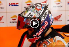 MotoGP Japon 2015. Vídeo del casco de Marc Márquez 8 Casco Marc Marquez Japon 2015 00