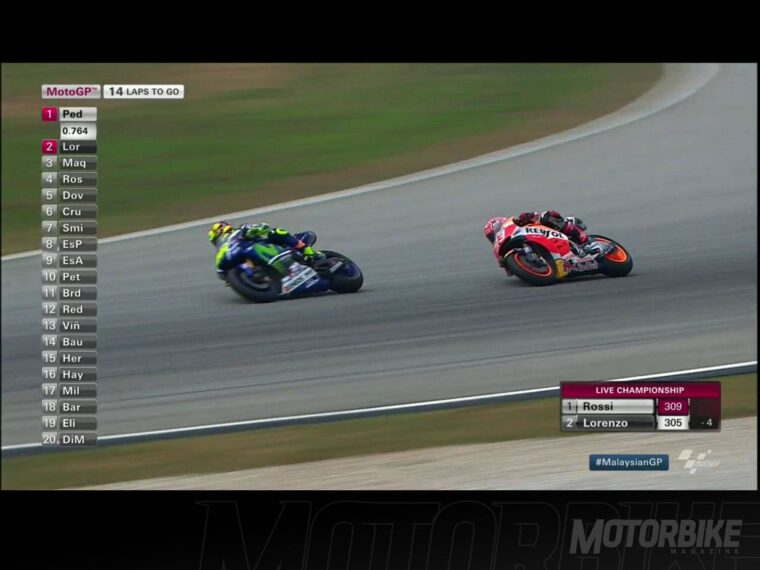Rossi Marquez 2015 MotoGP Malasia Carrera01