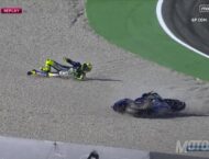 MotoGP Valencia 2015: Caída de Valentino Rossi en la Q2 9 Rossi caida entrenamientos 9