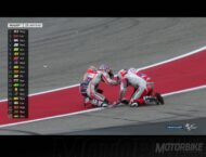 Caida Dani Pedrosa Andrea Dovizioso Austin 007