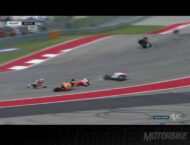 Caida Dani Pedrosa Andrea Dovizioso Austin 010