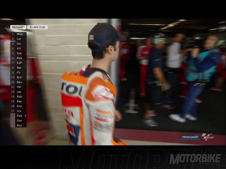 Caida Dani Pedrosa Andrea Dovizioso Austin 012