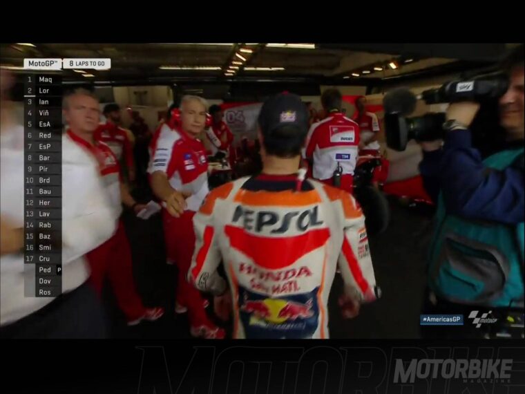 Caida Dani Pedrosa Andrea Dovizioso Austin 013