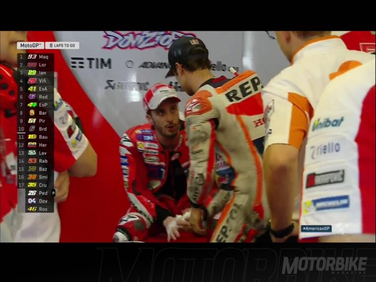 Caida Dani Pedrosa Andrea Dovizioso Austin 019