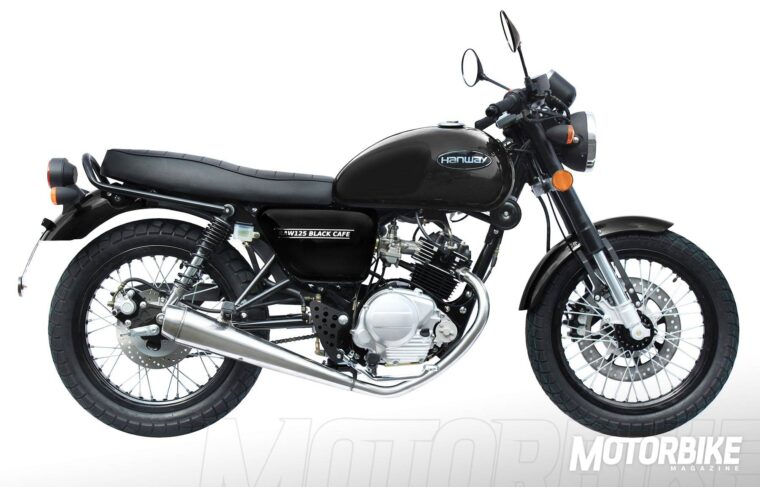 Hanway Raw 125 Cafe Racer black