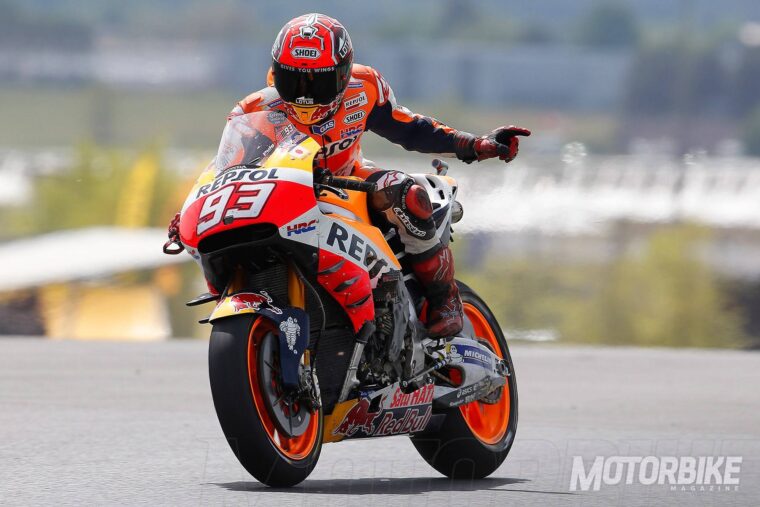 Caida Marc Marquez - GP Francia 2016