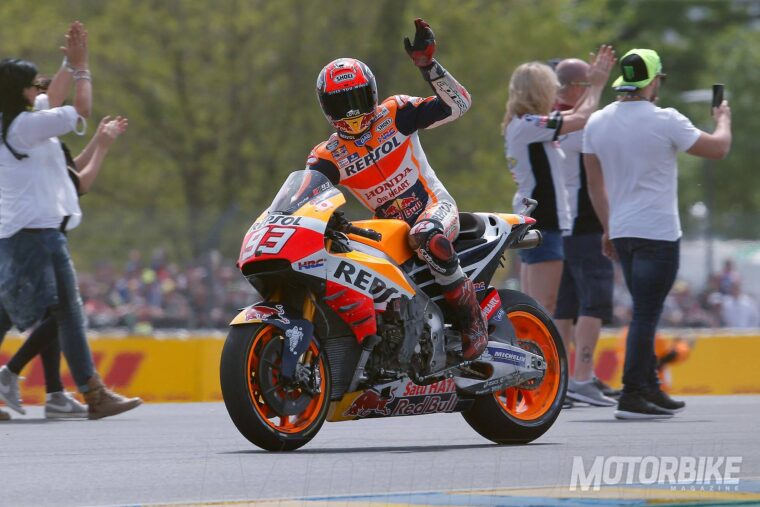 Caida Marc Marquez - GP Francia 2016