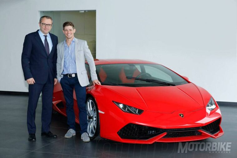 Casey Stoner: «Bien hecho Valentino, un rebufo a tiempo siempre ayuda» 1 Casey StonerLamborghiniMotoGP Mugello 2016 01