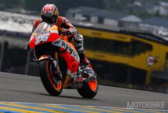 Dani Pedrosa: «El nuevo neumático es un poco mejor, pero muy poco» 23 MotoGP Le Mans 2016 Dani Pedrosa