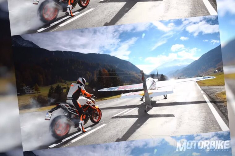 Video KTM Super Duke vs Avion Red-Bull 02