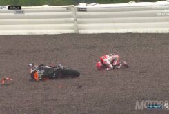 MotoGP Sachsenring 2016: Dura caída de Marc Márquez en el warm up 25 Caida Marc Marquez Sachsenring 2016 01