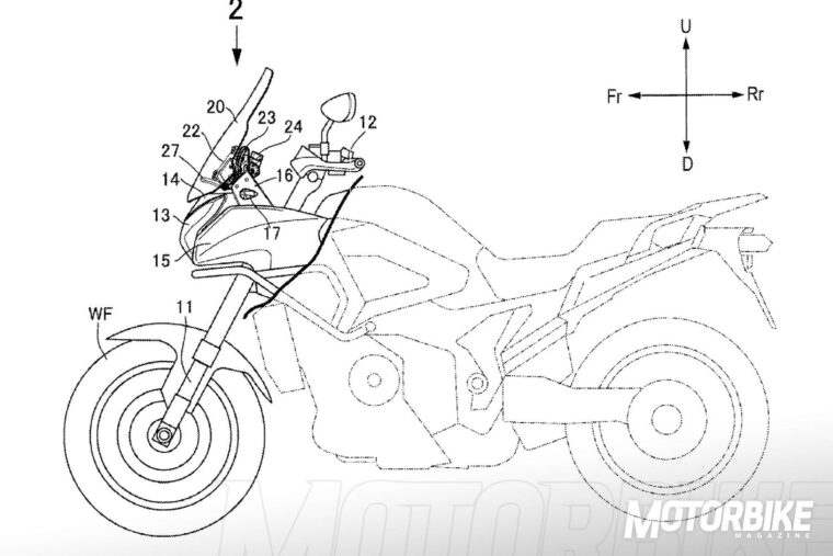 BikeLeaks. Honda Crosstourer 2017; cambios estéticos para la VFR1200X 2 v