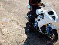 triumph thruxton white bike 13