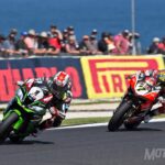 Jonathan Rea se impone a Davies en la primera manga de WSBK Australia 2017