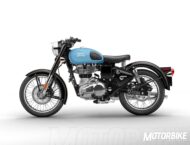 Royal Enfield Classic 500 Female Side Blue
