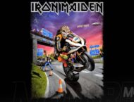 iron maiden bike tt man tshirt