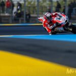 Andrea Dovizioso manda en un FP2 pasado por agua en Le Mans