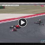 [Vídeo] La escalofriante caída de Chaz Davies y Jonathan Rea en WSBK Misano 2017