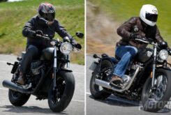 Triumph Bonneville Bobber vs Moto Guzzi V9 Bobber