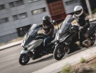 Comparativa Kymco AK550 vs Yamaha TMax SX 06