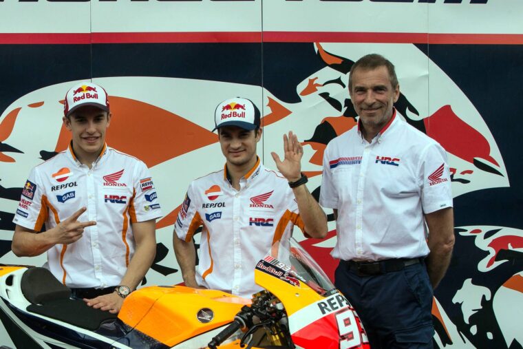 Marc-Marquez-Dani-Pedrosa-Livio-Suppo
