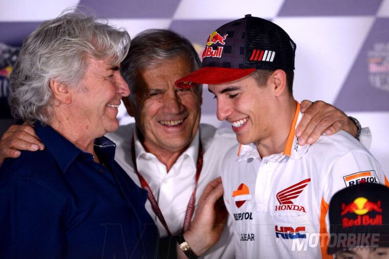 Marc-Marquez-Giacomo-Agostini-Angel-Nieto
