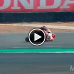 [Vídeo] Así fue la caída de Marc Márquez en los test de Tailandia de MotoGP 2018