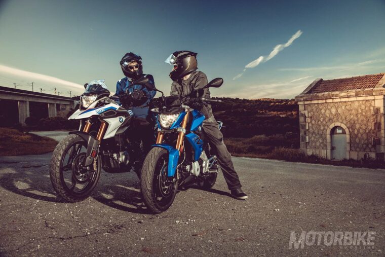 BMW G 310 GS BMW G 310 R comparativaMBK040