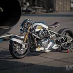 Royal Enfield Himalayan 'SG-411', por Smoked Garage 2 Royal Enfield Lock Stock Dragster, preparación oficial basada en la futura Continental GT 650 bicilíndrica