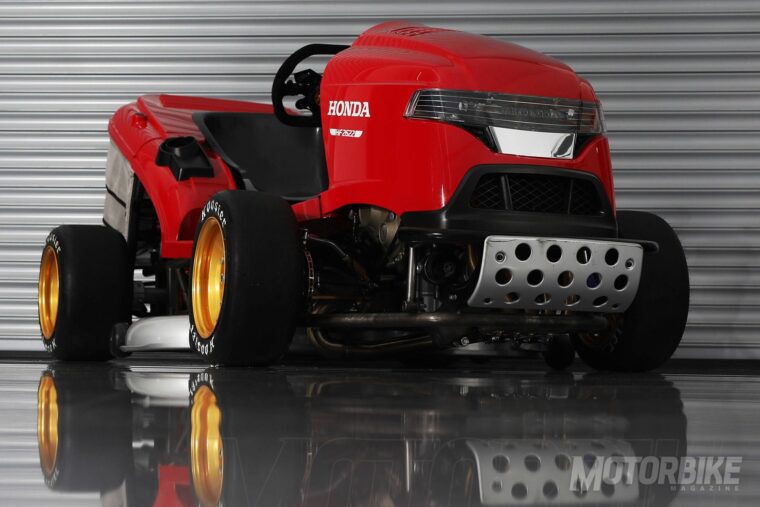 Mean Mower V2: Un cortacésped con motor de Honda CBR1000RR SP 8 cortacesped Mean Mower V2 Honda CBR1000RR SP 06