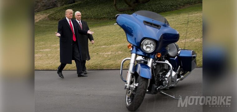 President Trump Has Lunch With Harley Davidson Executives And Union Reps