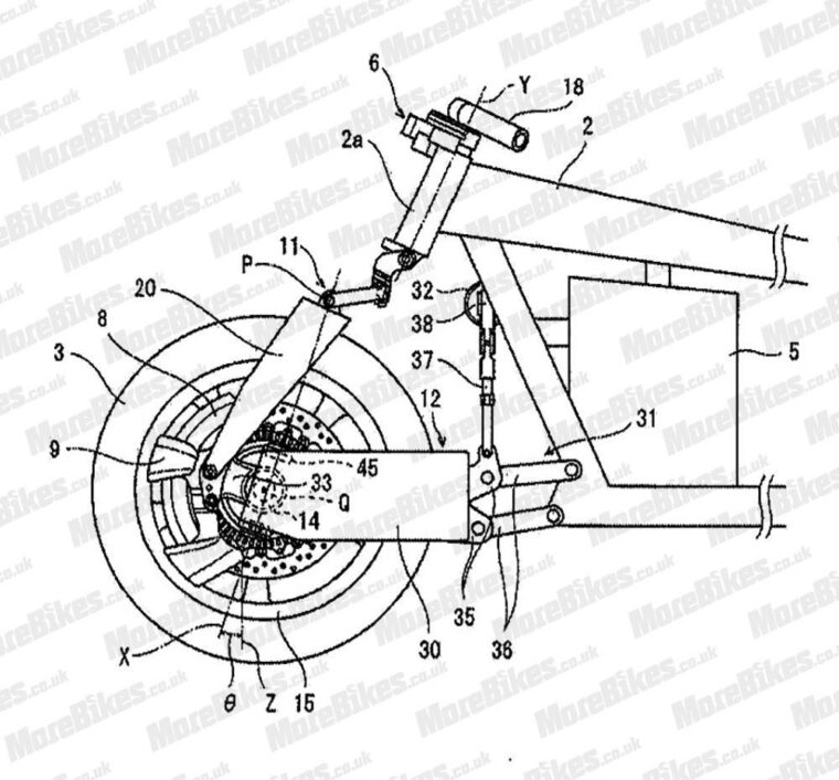 Kawasaki patentes tren delantero 01