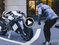 Yamaha MOTOROiD design exhibition video