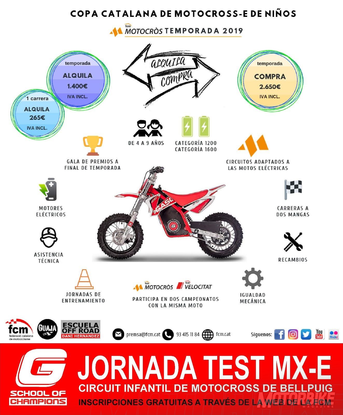 GasGas impulsa la primera Copa Catalana de Motocross-E Infantil con motos eléctricas 4 gasgas infantil motocross copa catalana