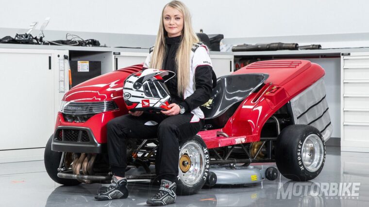 Honda Mean Mower V2 record 160 kmh 04