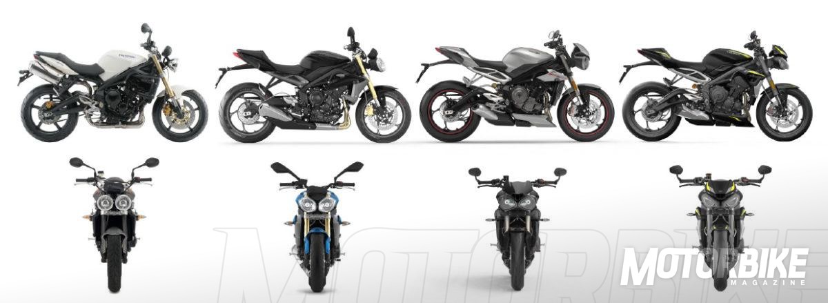 Triumph Street TripleRS 765 2020 generaciones