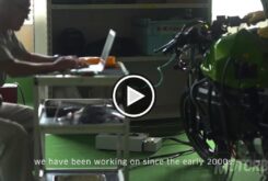 Kawasaki moto deportiva electrica