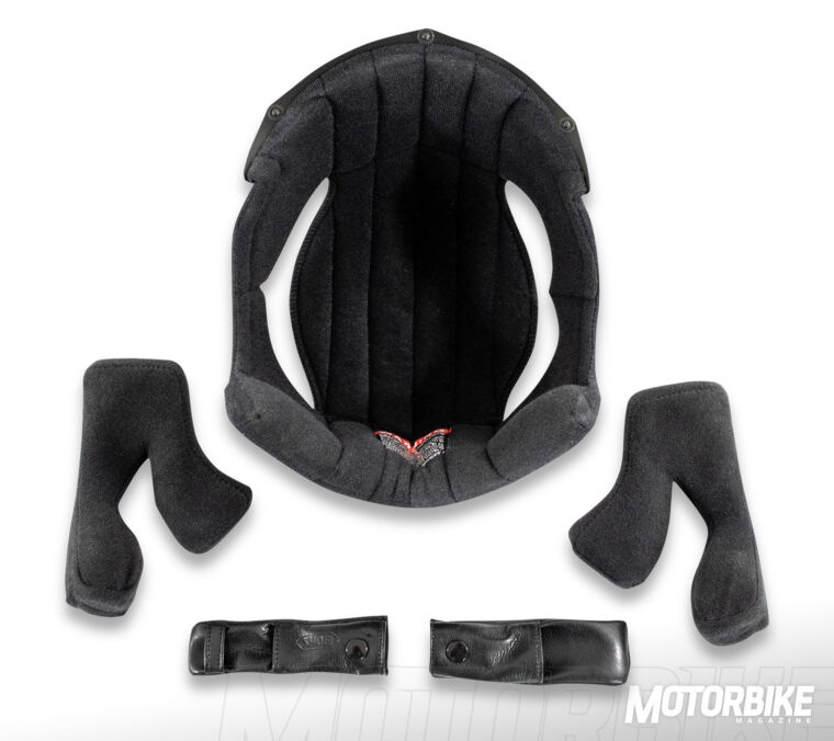 Shoei-glamster-casco-moto-interiores