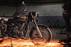 Royal Enfield: ¡Disponibles tests y pruebas en Madrid y Barcelona! 8 Royal Enfield Classic 500 Tribute Black 2020 (9)