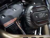 Harley Davidson Softail Fat Bob 114 detalles 11