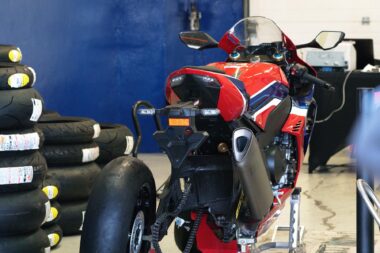 Dunlop GP Racer D212 slick prueba 1