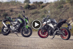 Yamaha MT 03 2020 vs Kawasaki Z400 2020 play