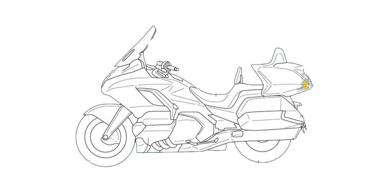 Honda-Goldwing-radar-trasero